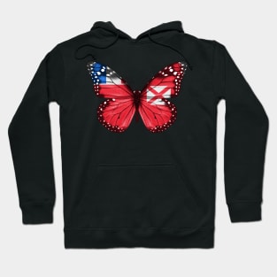 Wallis and Futunan Flag  Butterfly - Gift for Wallis and Futunan From Wallis and Futuna Hoodie